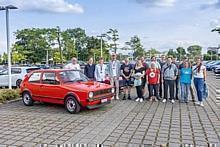 Schweizer GTI Community reiste mit allen acht Generationen aus der Schweiz an.